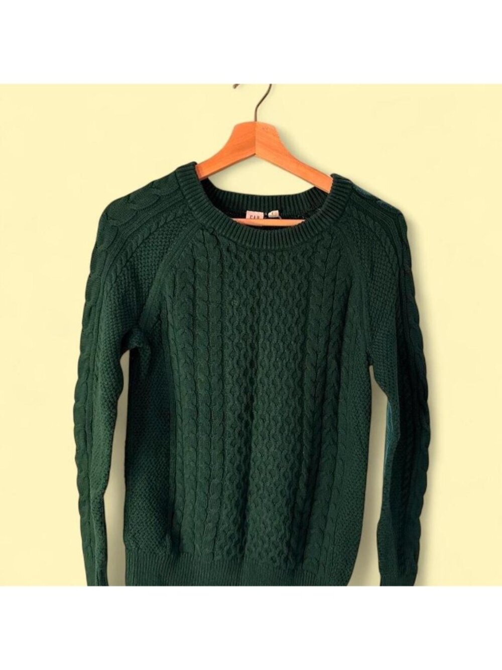 Gap green cable knit sweater Size XS #knitwear #winterwear